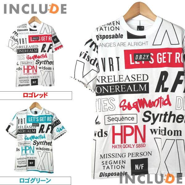 送料無料 半袖Ｔ ストリート  ロゴ 総柄 ダンス スケーター ユニセックス 夏 サマー