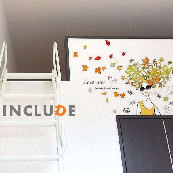 ウォールステッカー ローズガール プリティガール カメラ女子 モデル センスがいい 可愛く キュート...