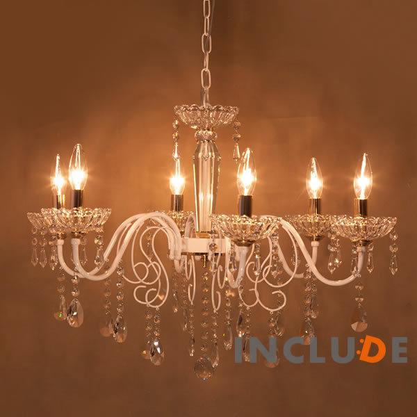 照明 6灯 白 ウォールライト ウォールランプ ブラケット シャンデリア クリスタルガラス シーリン...