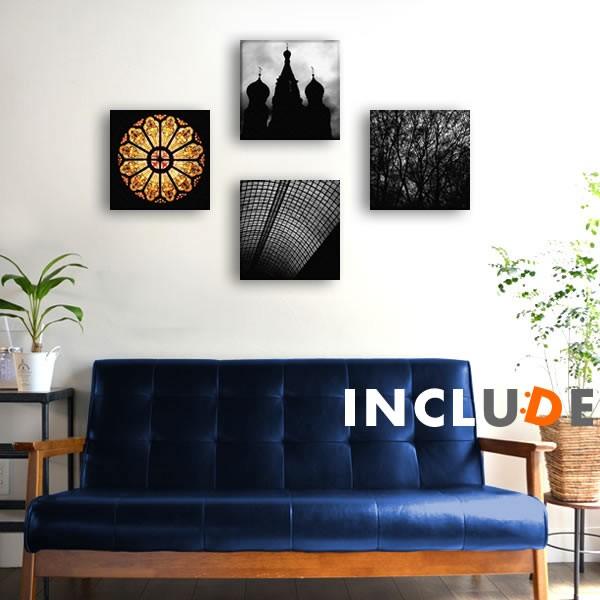 アートパネル フォト ロサンゼルス オルフェウム劇場 シルエット 木 ツリー 寺院 屋根 アーカイブ...