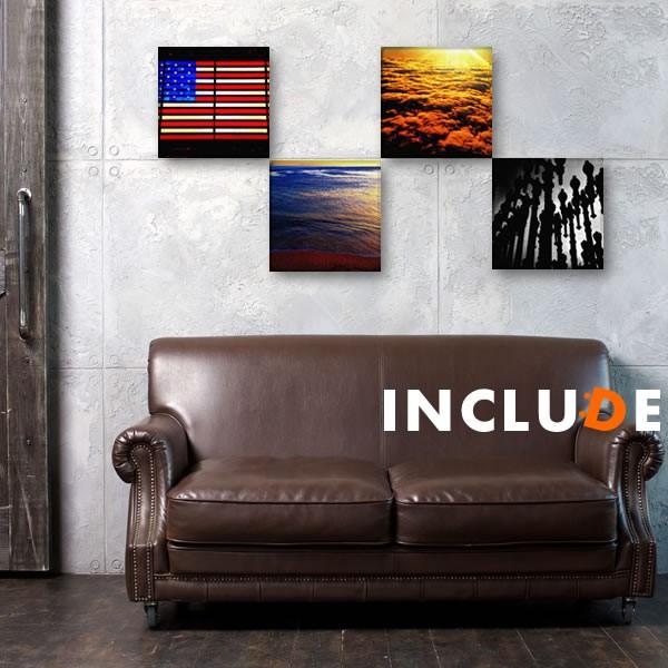 アートパネル フォト アメリカ 星条旗 雲海 サンセット 雲の上 飛行機から撮影 ビーチ 青い海 １...