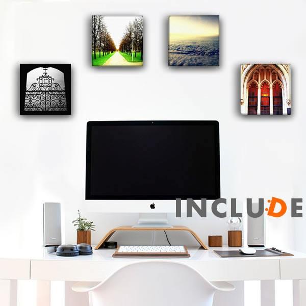 アートパネル フォト シャドウ 影 重厚な門 馬車道 街路樹 映画セット 雲海 雲の上 飛行機から撮...