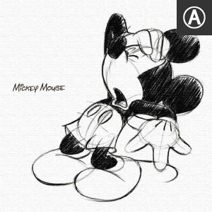 アートパネル ベル ファブリックボード ミッキ...の詳細画像2