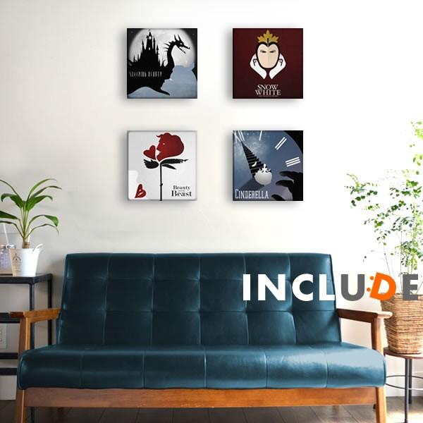 アートパネル 眠れる森の美女 ドラゴン キャッスル スノーホワイト 白雪姫 魔女 ラヴェンナ 美女と...