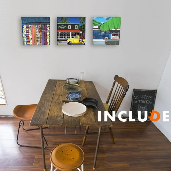 アートパネル ファブリックボード HILO KUME ビーチ リゾート トロピカル ハワイアン フラ...