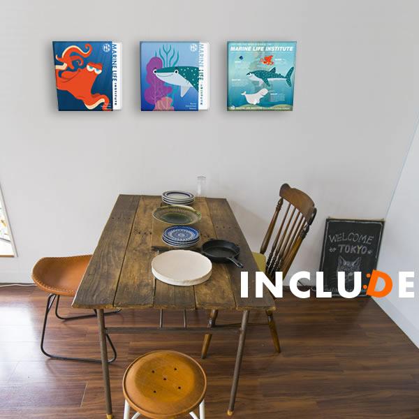 アートパネル ファインディング・ニモ ファニー ファインディング・ドリー 7本足のタコ ハンク ジン...