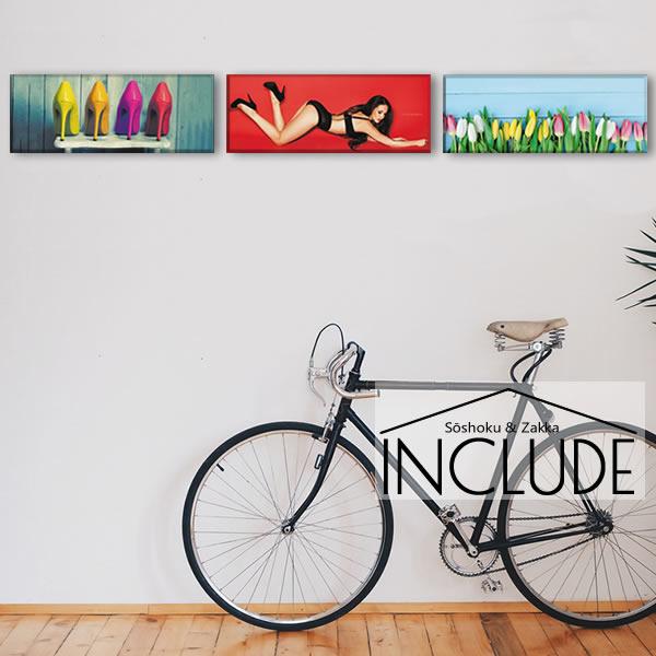 アートパネル ワイドサイズ ハイヒール カラフル レインボー チューリップ つぼみ セクシー 女性 ...