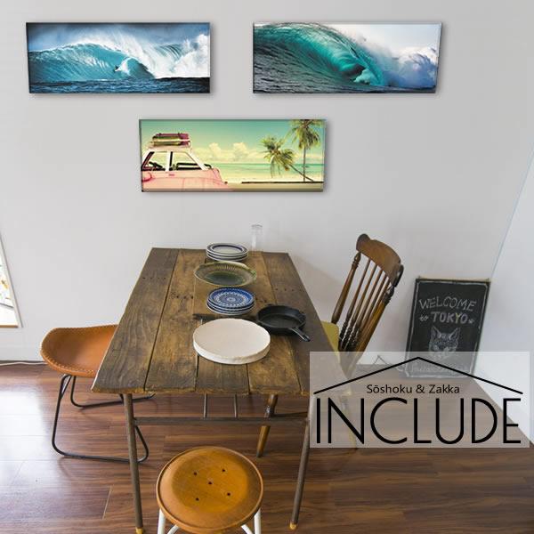 アートパネル ワイドサイズ 西海岸 ピンク ビートル フォルクスワーゲン レトロ サーフィン ビッグ...