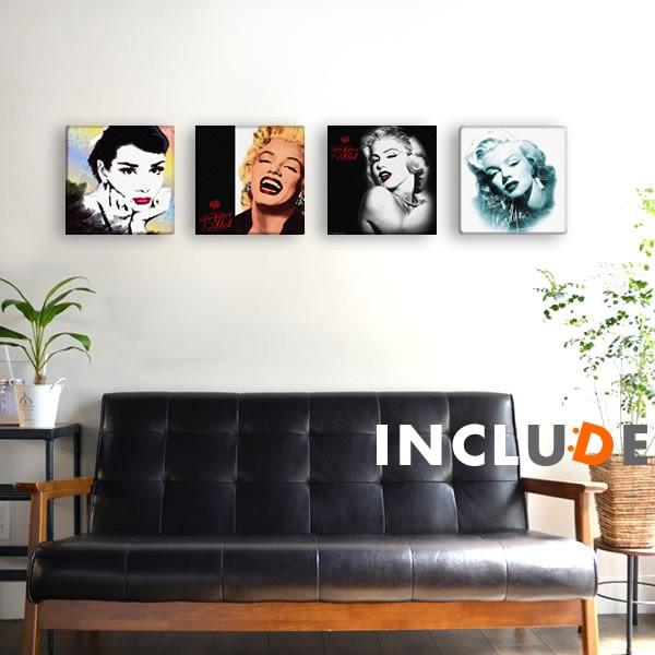 アートパネル ファブリックボード オードリー ヘプバーン マリリン・モンロー モデル ポスター ノー...