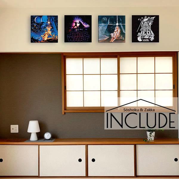 アートパネル シルエット スターウォーズ STARWARS 新たなる希望 ジェダイナイト ダースベイ...