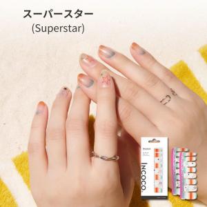 ネイルシール 貼るだけ フット 花 インココ ...の詳細画像5