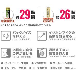 トランシーバー インカム アルインコ ALIN...の詳細画像4