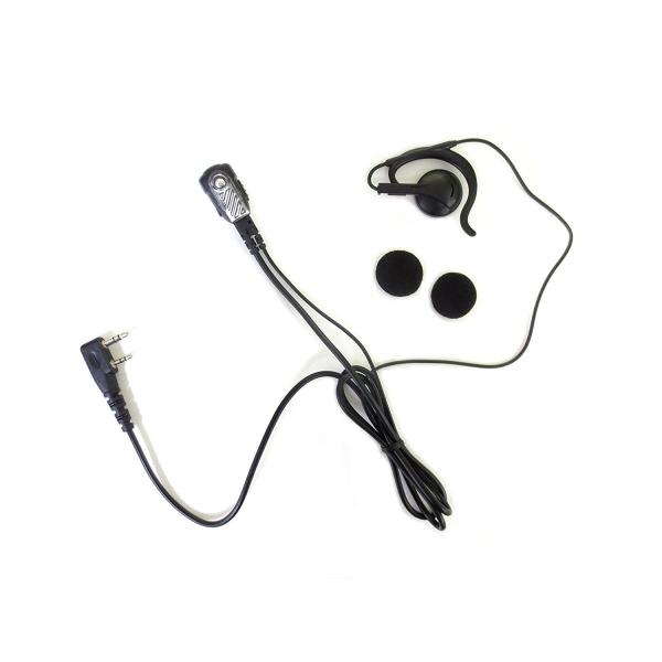 ケンウッド用 KENWOOD用 イヤホン付クリップマイクロホン UBZ-LP20用 トランシーバー ...