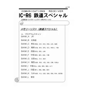 IC-R6 BLUE 鉄道スペシャル アイコム...の詳細画像1
