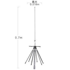 D220R 第一電波工業 モービル用ディスコーンアンテナ (0.7m)  144・430・904・1...