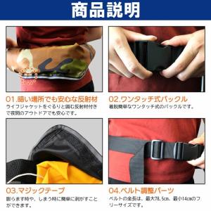 オリジナルデザイン ライフジャケット 手動膨張...の詳細画像3