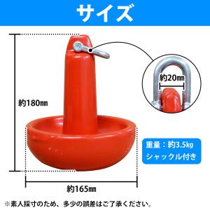 PVCコート マッシュルームアンカー 8LB ...の詳細画像3