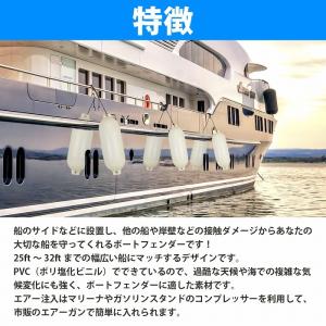 【4個set】ボートフェンダー 580×190...の詳細画像1