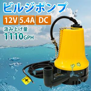 12V ビルジポンプ 1100GPH 海水 対...の詳細画像1