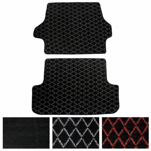 ハイエース 200系 DX スーパーGL トランク マット 標準 ボディ用 2PCS リア ラゲッジ...