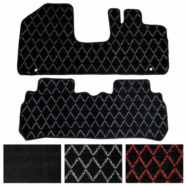 ハスラー MR31S MR41S AT車 CVT フロント リア 2PCS 無地 フロアマット 2点...