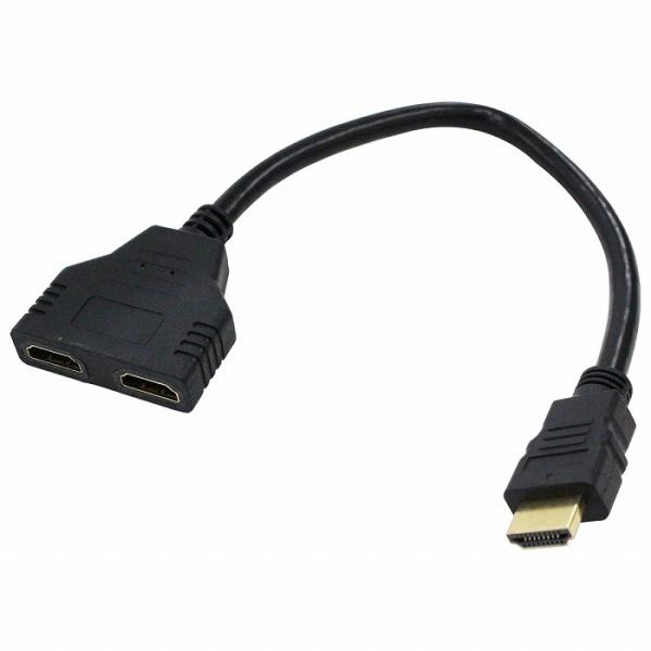 HDMI 2分配器 スプリッター 1080p 1入力 2出力 映像分配器 画面共有 同時出力 パソコ...