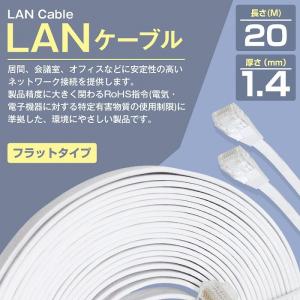 [ 20m ] LANケーブル CAT6 カテ...の詳細画像1