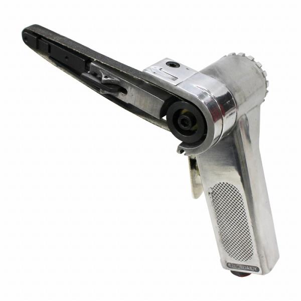 エアーベルトサンダー 角度調整 3本付 幅10mm 金属加工 削り出し作業 バリ取り研磨 DIY 仕...