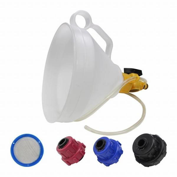 クーラント注入 エア 抜き 同時に可能 クーラント チャージャー ファンネル LLC 補充 交換 ア...