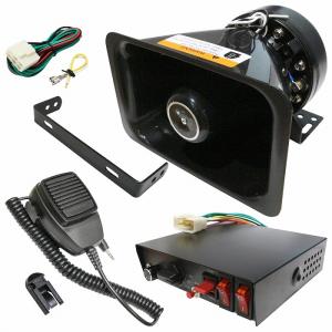 車載 拡声器 アンプ スピーカー マイク セット 12V 高出力 200W サイレン付 車 用 イベント 選挙 移動販売 廃品回収 宣伝｜increase Yahoo!ショッピング店