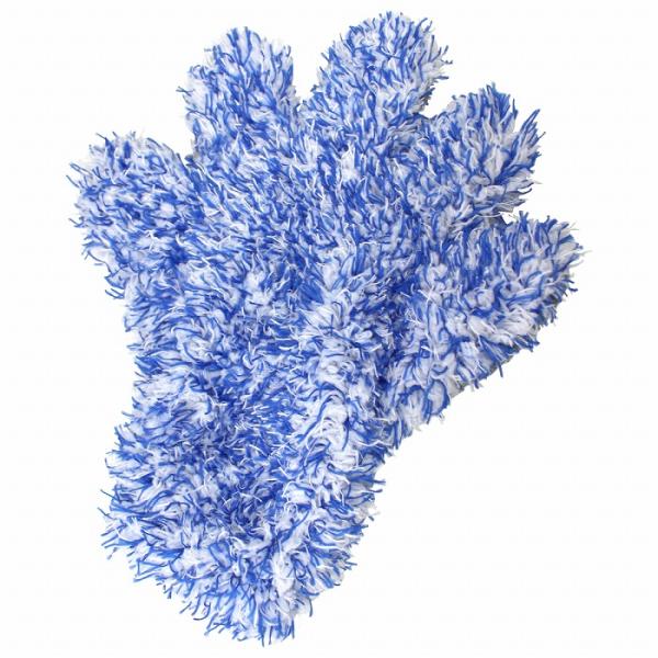 もこもこ 洗車 グローブ 1枚 泡洗車 洗車グッズ 洗車用品 マイクロファイバー フリーサイズ 化繊...