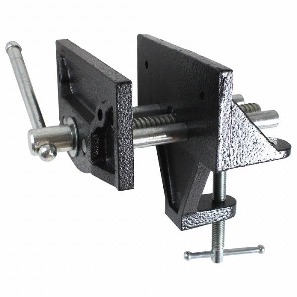 木工バイス 『口幅155mm 開口90mm』木工 万力 リードバイス 大工道具 クランプ 木材 加工...