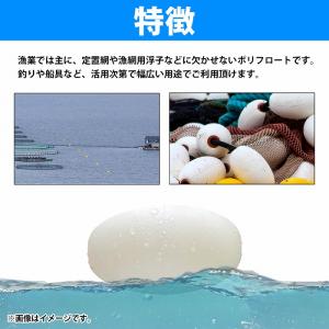 [5個セット] ポリフロート 15cm 穴経2...の詳細画像1