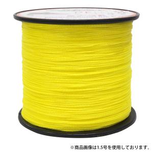 PEライン 500m 4本編 黄色/イエロー 0.4号 - 8.0号 釣り糸 釣糸