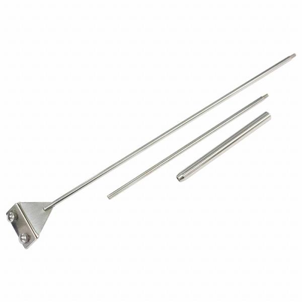ステンレス 65cm 650mm 水槽 メンテナンス ロング スクレーパー 3段式 清掃 ヘラ コケ...