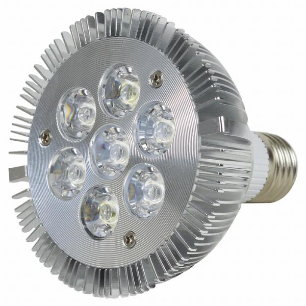 7LED 青5白2灯 E26 口金 水槽 用 スポット ライト 21W 電球 アクアリウム 電球 照...