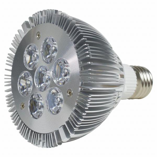 水槽 用 スポット ライト 14W 電球 7LED 青4/赤3灯 口金 E26 アクアリウム 電球 ...