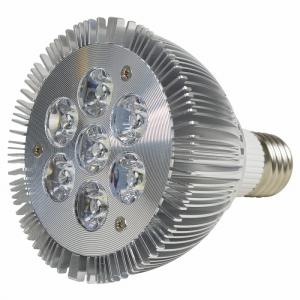 水槽 用 スポット ライト 14W 電球 7LED 白7灯 口金 E26 アクアリウム