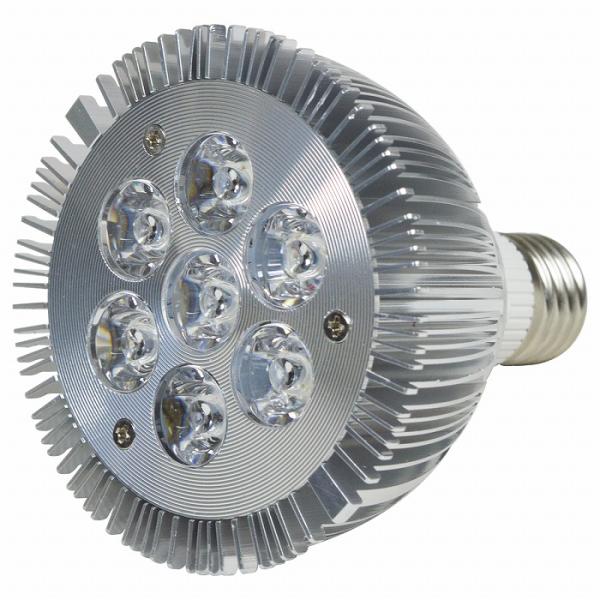 水槽 用 スポット ライト 14W 電球 7LED 青7灯 口金 E26 アクアリウム 電球 照明 ...