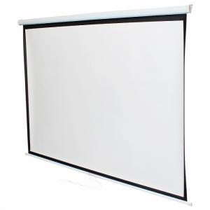 JWST プロジェクタースクリーン 100インチ 手動式 壁掛け 高画質 100インチ 100型 4:3 手動 巻き 吊り下げ式 プロジェクター