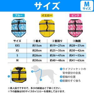 『Mサイズ』犬 猫 ライフジャケット ペット ...の詳細画像4
