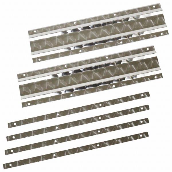 泥除けステー ウエイト ステンレス製【430mm/43cm ウロコ柄】厚さ1mm トラック用 2t/...