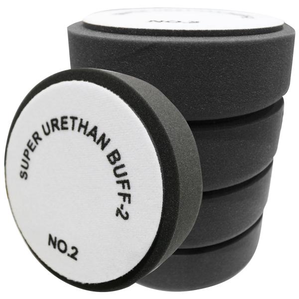 5枚セット【Φ180/中細目】スポンジ ウレタン バフ 厚み/55mm 電動 ポリッシャー マジック...