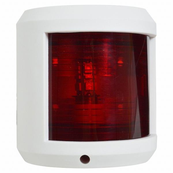 LED 航海灯 左舷灯 赤灯/左側 レッド 第二種舷灯 12V ボディカラー/ホワイト 白 ボート ...