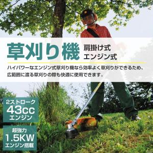 2スト 43cc 1.5kw 草刈り機 芝刈り...の詳細画像1