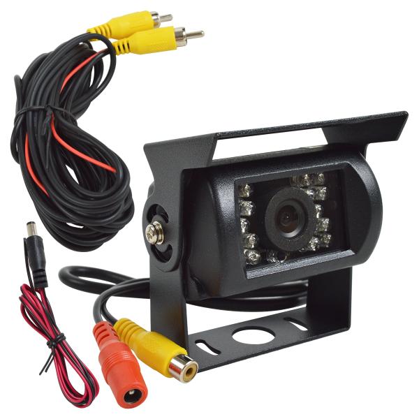 12V/24V バック カメラ + 20m 延長 配線 セット RCA端子 リア リヤ カメラ 赤外...