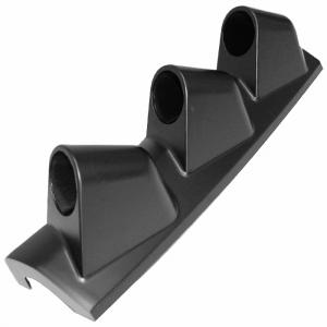 右ハンドル用 60mm 3連 ピラー メーター ホルダー 汎用 ブラック/黒