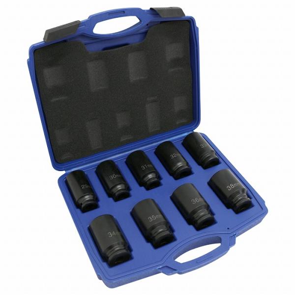 ハブナット用 インパクト ソケット セット 6角 29mm 30mm 31mm 32mm 33mm ...