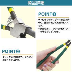 穴用 ロング 全長330mm 先端 ストレート...の詳細画像2