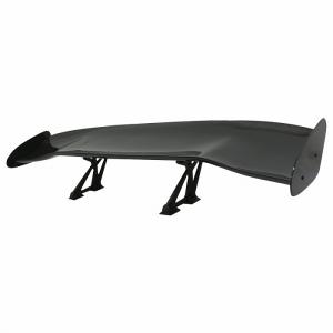 汎用品　GTウイング‼︎ 幅135cm】汎用 GTウイング アルミ製 ダブル ブラック ステー付 角度